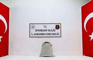 Diyarbakır’da uyuşturucu operasyonu: 32 kilo esrar...