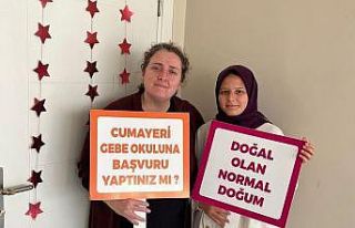 Doğal olan normal doğum farkındalık etkinliği...
