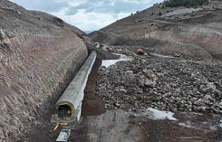 Doruklu Barajı’nda çalışmalar aralıksız devam...