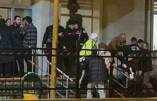 Duruşmadan sonra taraflar birbirine girdi