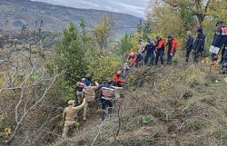 Düştüğü çalılık mezarı oldu
