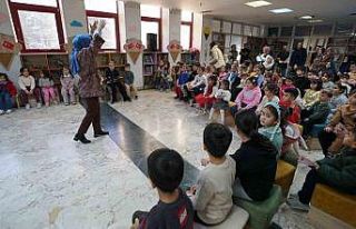 Edebiyat şehrinde çocuklarla masal buluşması