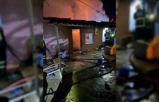 Edirne’de yaşlı kadının evi alevlere teslim...