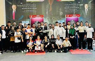 Elazığ dartta Türkiye 3’üncüsü oldu