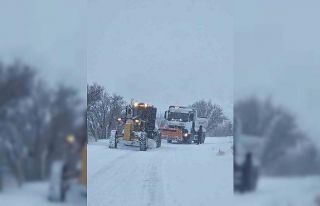 Elazığ’da 510’ köy yolu ulaşıma kapandı