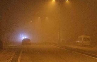 Elazığ’da gece saatlerinde yoğun sis