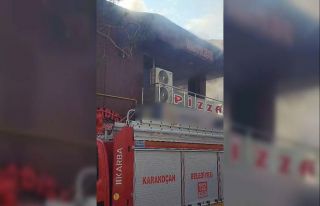 Elazığ’da iş yerinde çıkan yangın paniğe...