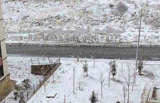 Elazığ’da kar yağışı başladı