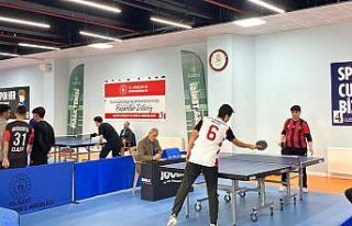 Elazığ’da okul sporları masa tenisi müsabakaları...