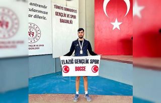 Elazığlı sporcu Türkiye 3’üncüsü oldu