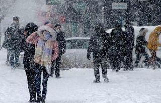 Erzincan için kuvvetli kar yağışı uyarısı