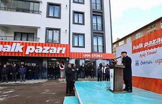 Erzurum’da halk pazarının 10’uncu şubesi açıldı