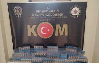 Erzurum’da kaçak sigara operasyonu