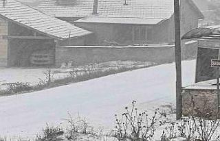 Eskişehir’in kırsalı beyaza büründü