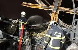 Fabrika yangını için Sivas’tan Kırıkkale’ye...