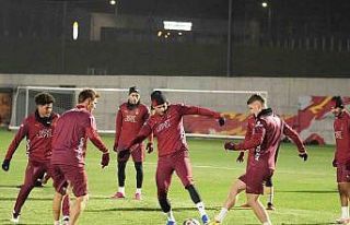 Galatasaray, Trabzonspor maçı hazırlıklarına...
