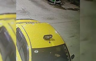 Gasbedilen taksinin yeni görüntüleri ortaya çıktı