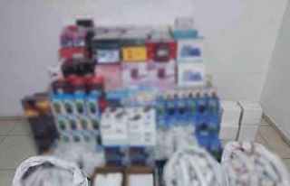 Gaziantep’te 1,3 milyon TL’lik kaçak elektronik...