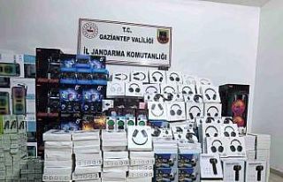 Gaziantep’te 1,5 milyon TL değerinde kaçak elektronik...