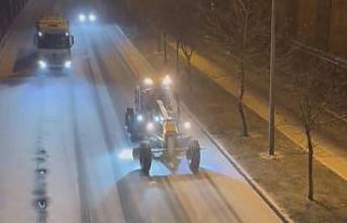 Gaziantep’te beklenen kar yağışı etkisini göstermeye...