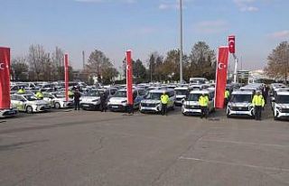 Gaziantep’te emniyet ve jandarmaya 210 yeni araç...