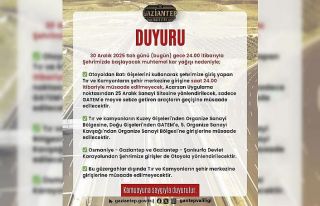 Gaziantep’te tır ve kamyonların şehir merkezine...