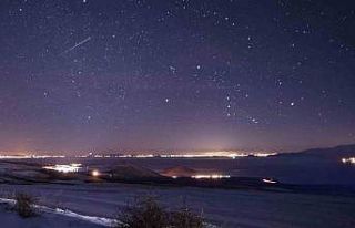 Geminid meteorları Bitlis’te kartpostallık manzaralar...