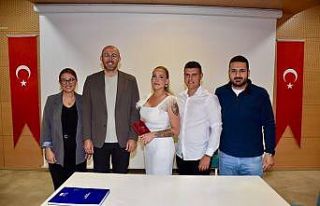 Germencik’te bir yılda 310 çift mutluluğa ‘evet’...