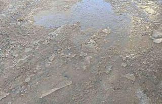 Gölbaşı’nda, sular dondu