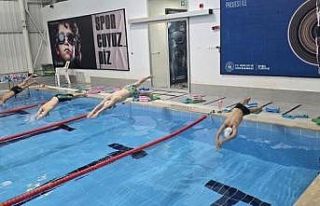 Gölpazarı’nda yüzme antrenmanı gerçekleştirildi