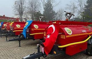 Gölyaka’da köylülere su tankeri