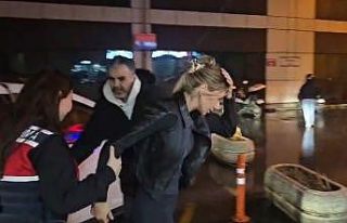 Gözaltına alınan Şeyma Subaşı sağlık kontrolünden...