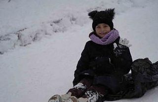 Gümüşhane’de kar tatili eğlenceye dönüştü