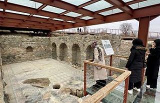 Hadrianopolis Antik Kenti iz bırakan yapısıyla...