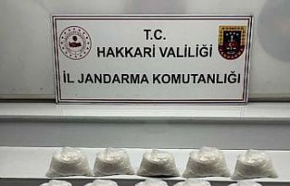 Hakkari’de 9 kilo metamfetamin ele geçirildi