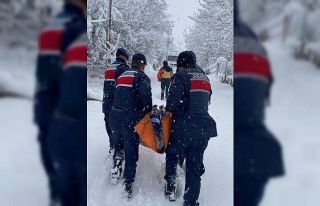 Hasta vatandaşa jandarma ulaştı