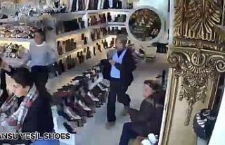 Hatay’da deprem korkusuyla yaşanan kaçış görüntülendi