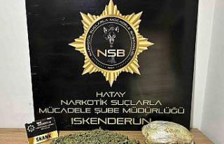 Hatay’da uyuşturucu operasyonu: 2 tutuklama