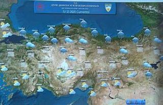 Hava sıcaklığı yurt genelinde mevsim normalleri...