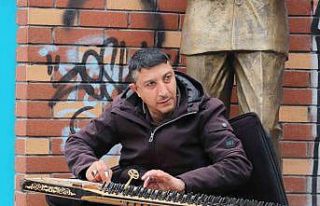 Havaların soğuması sokak sanatına engel olamadı