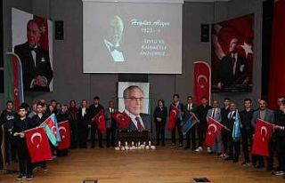 Heydar Aliyev vefatının 22. yılında Aliağa’da...