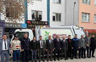 Hisarcık Belediyesi’ne yeni çöp toplama aracı