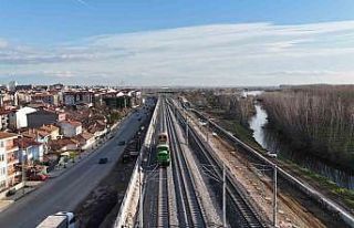 Hızlı tren projesi Edirne etabının yüzde 98’i...