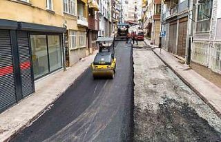 İlkadım’da sıcak asfalt çalışmaları