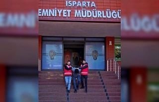 Isparta’da 9 yıl kesinleşmiş hapis cezası bulunan...