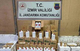 İzmir’de sahte içki operasyonu: 2 bin 850 litre...