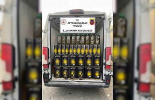 Jandarma 655 litre sahte zeytinyağı ele geçirdi