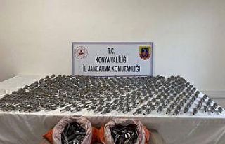 Jandarma ekipleri 586 adet tabanca namlusu ele geçirdi
