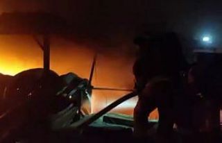 Kahramanmaraş’ta iş yeri yangını