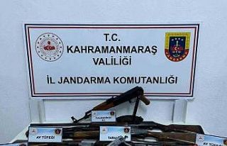 Kahramanmaraş’ta kalaşnikov ele geçirildi: 1...